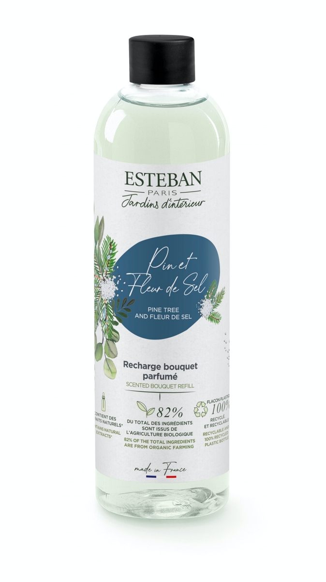 Esteban Paris Parfums NATURE – PINE TREE AND FLEUR DE SEL NÁPLŇ DO DIFUZÉRU 250 ml 250 ml