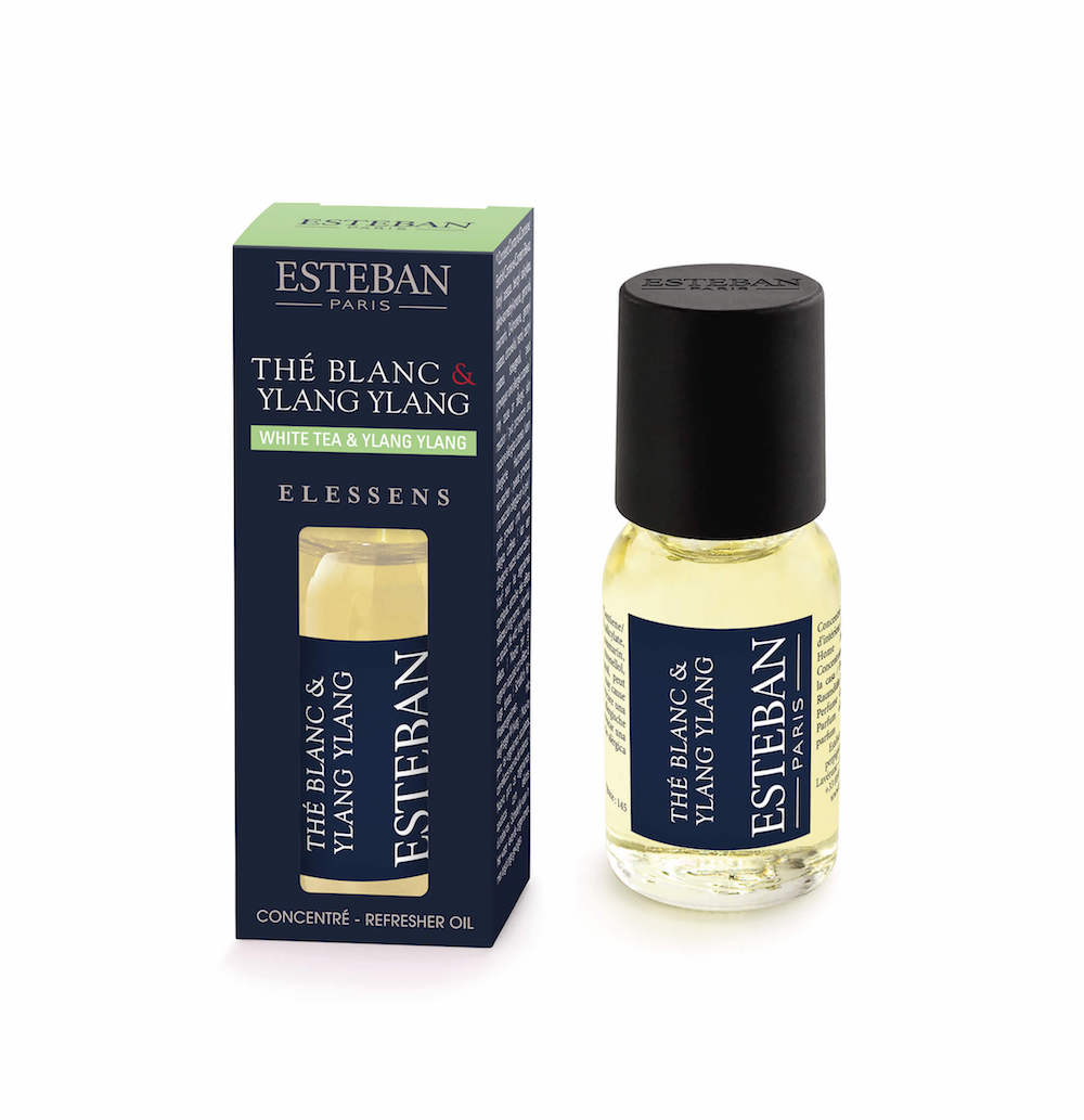 Levně Esteban Paris Parfums ELESSENS – WHITE TEA & YLANG YLANG AROMA OLEJ 15 ml 15 ml