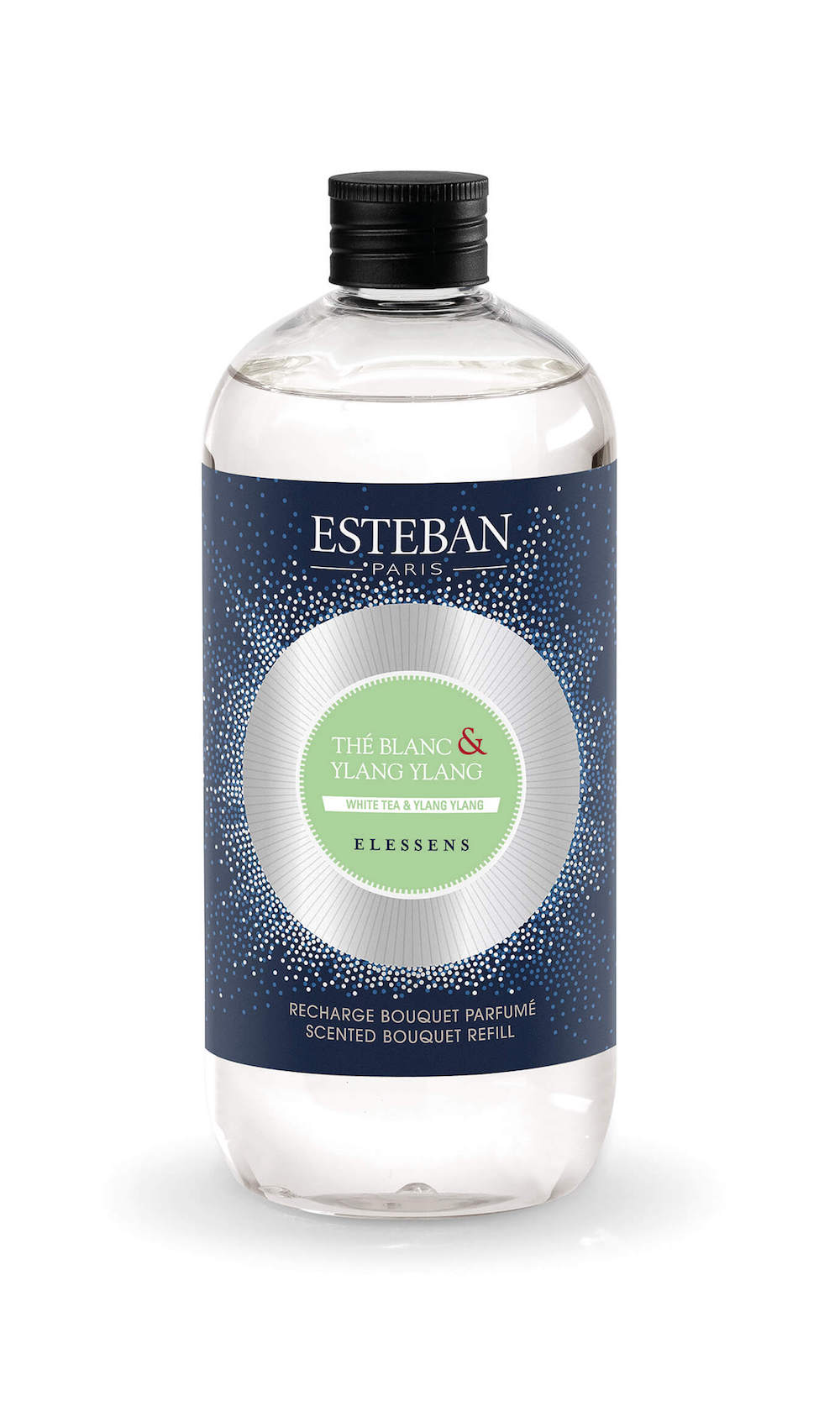 Levně Esteban Paris Parfums ELESSENS – WHITE TEA & YLANG YLANG NÁPLŇ DO DIFUZÉRU 500 ml 500 ml