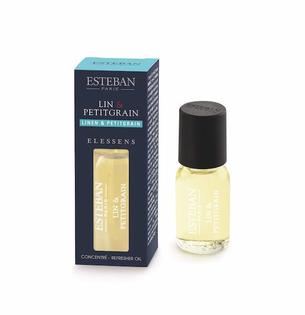 Levně Esteban Paris Parfums ELESSENS – LINEN & PETITGRAIN AROMA OLEJ 15 ml 15 ml