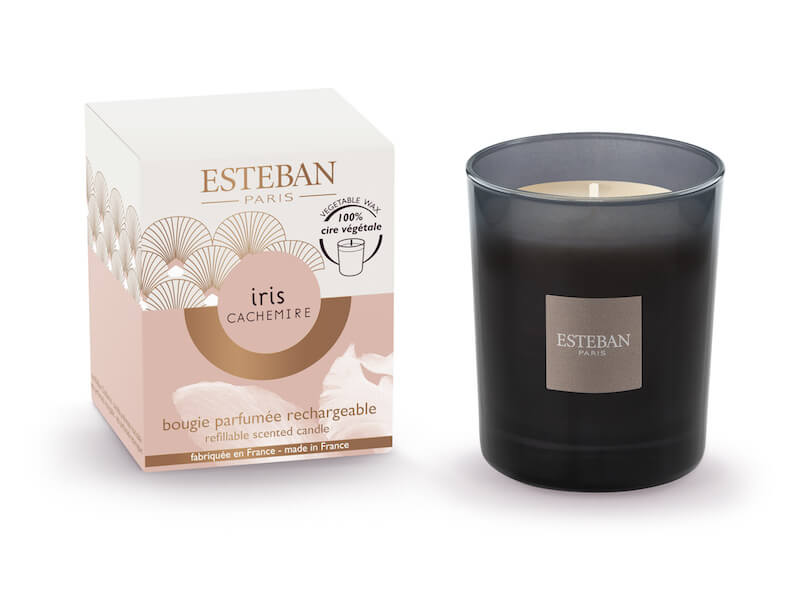 Levně Esteban Paris Parfums CLASSIC – IRIS CACHEMIRE VONNÁ SVÍČKA  170 g
