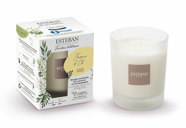 Levně Esteban Paris Parfums NATURE – SUMMER JASMINE VONNÁ SVÍČKA  180 g