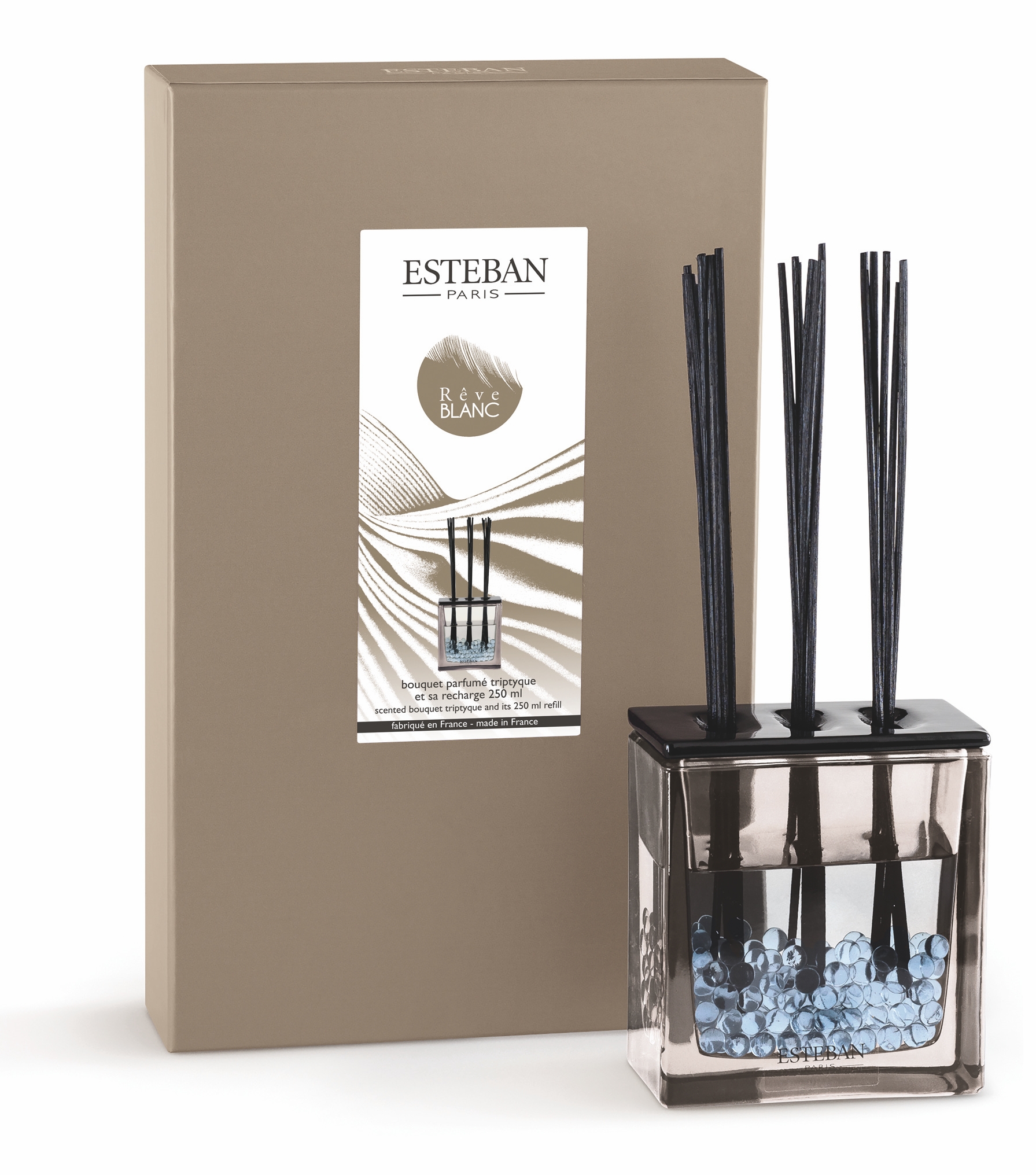 Levně Esteban Paris Parfums CLASSIC – RÉVE BLANC TYČINKOVÝ DIFUZÉR 250 ml 250 ml