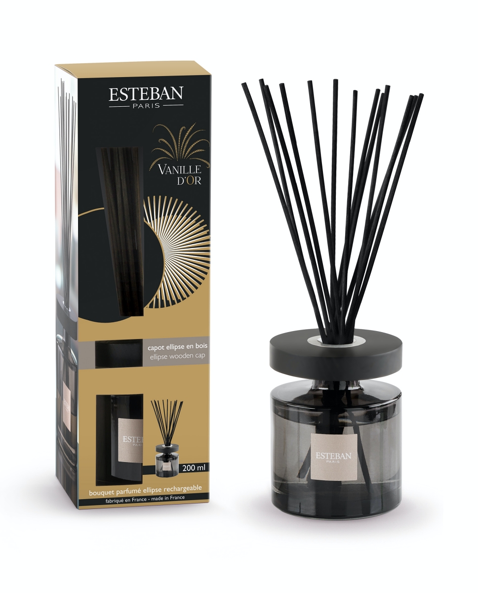 Esteban Paris Parfums Classic – VANILLE D'OR TYČINKOVÝ DIFUZÉR 200 ml 200 ml