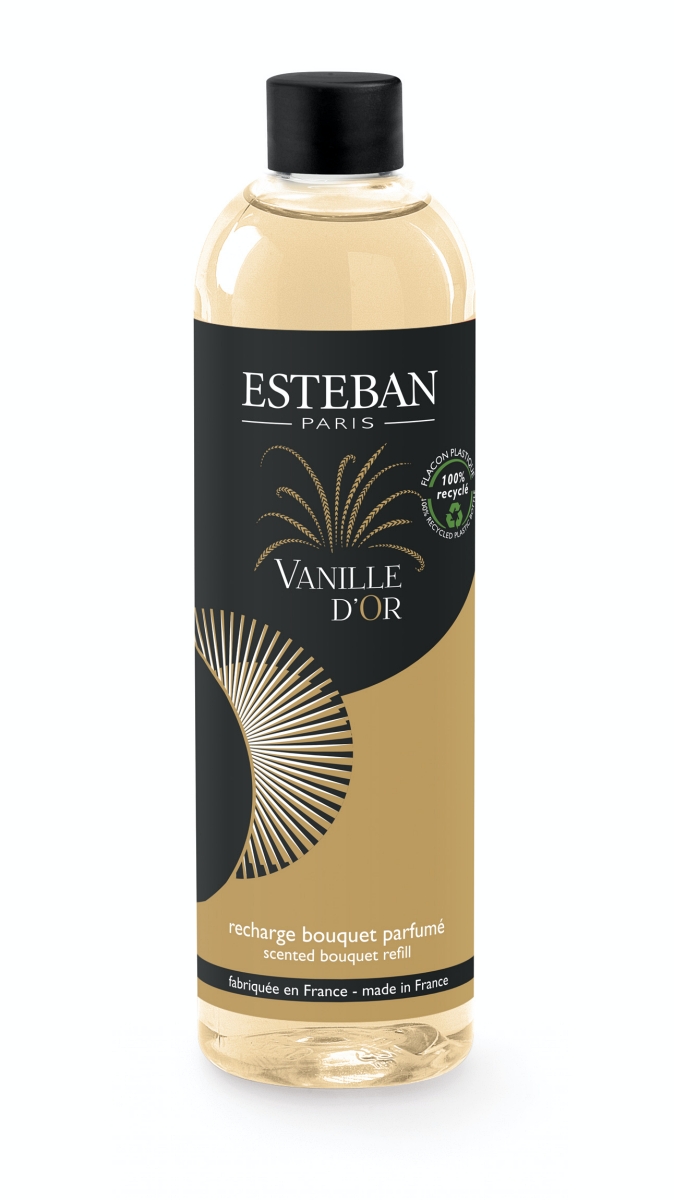 Levně Esteban Paris Parfums ESTEBAN - NÁPLŇ DO DIFUZÉRU 250 ML - MOKA - vanille d´or 250 ml