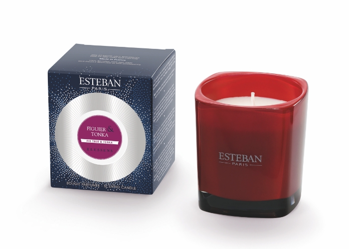 Levně Esteban Paris Parfums ELESSENS – FIG TREE & TONKA VONNÁ SVÍČKA  170 g