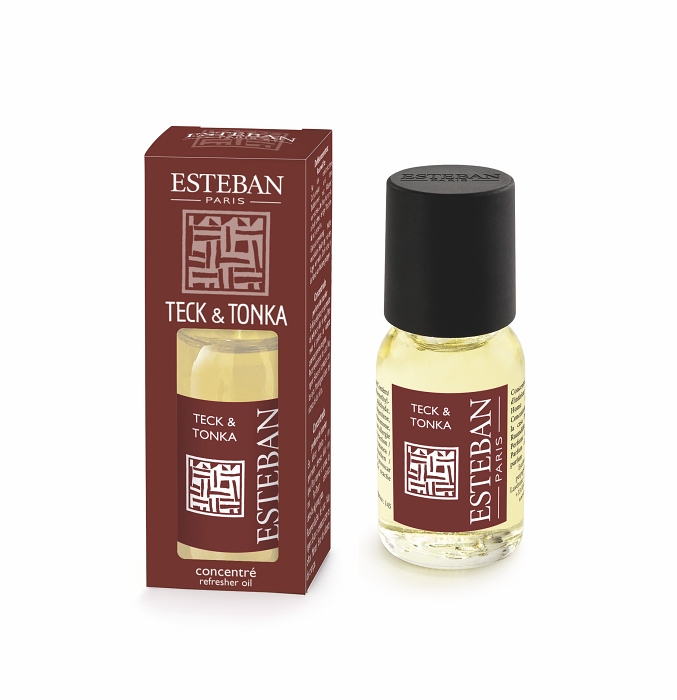 Levně Esteban Paris Parfums CLASSIC – TECK & TONKA AROMA OLEJ 15 ml 15 ml
