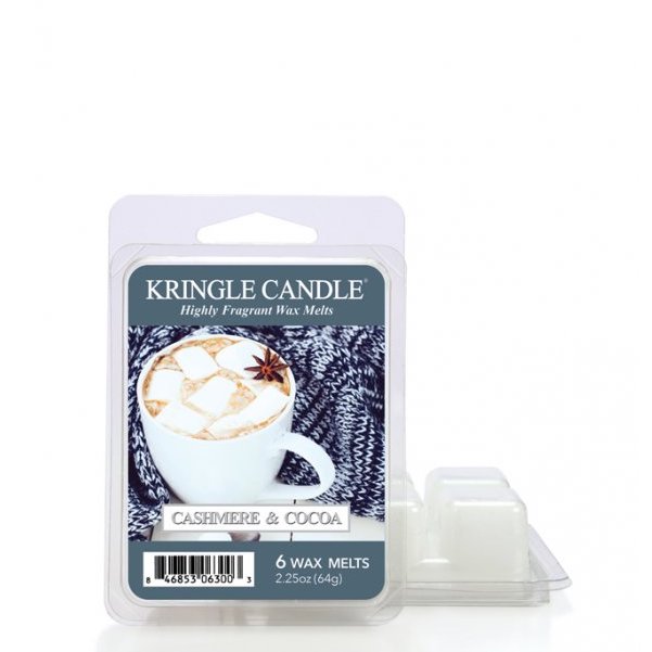 Levně Kringle Candle KRINGLE CANDLE, VONNÝ VOSK - CASHMERE&COCOA, 64 G