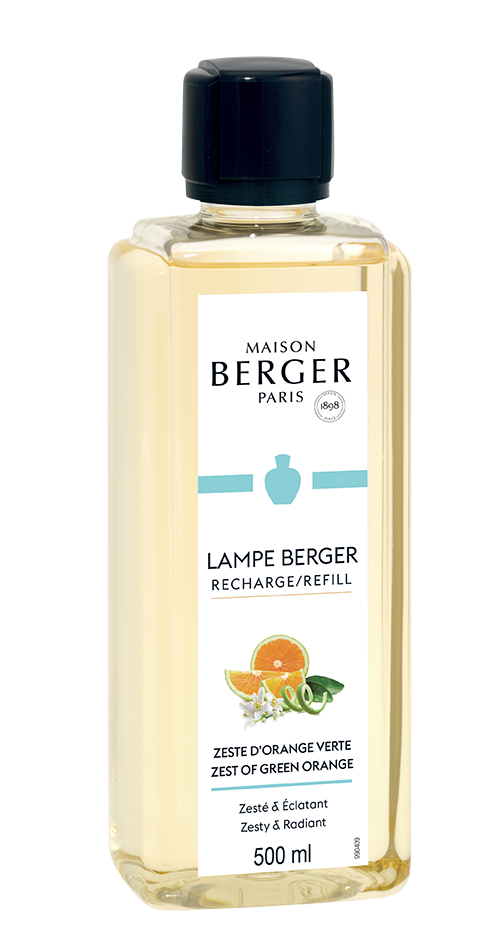 Maison Berger Paris NÁPLŇ DO KAT. LAMPY 500 ML - MAISON BERGER - Zest of Green Orange - zelená pomeranč. kůra 500 ml