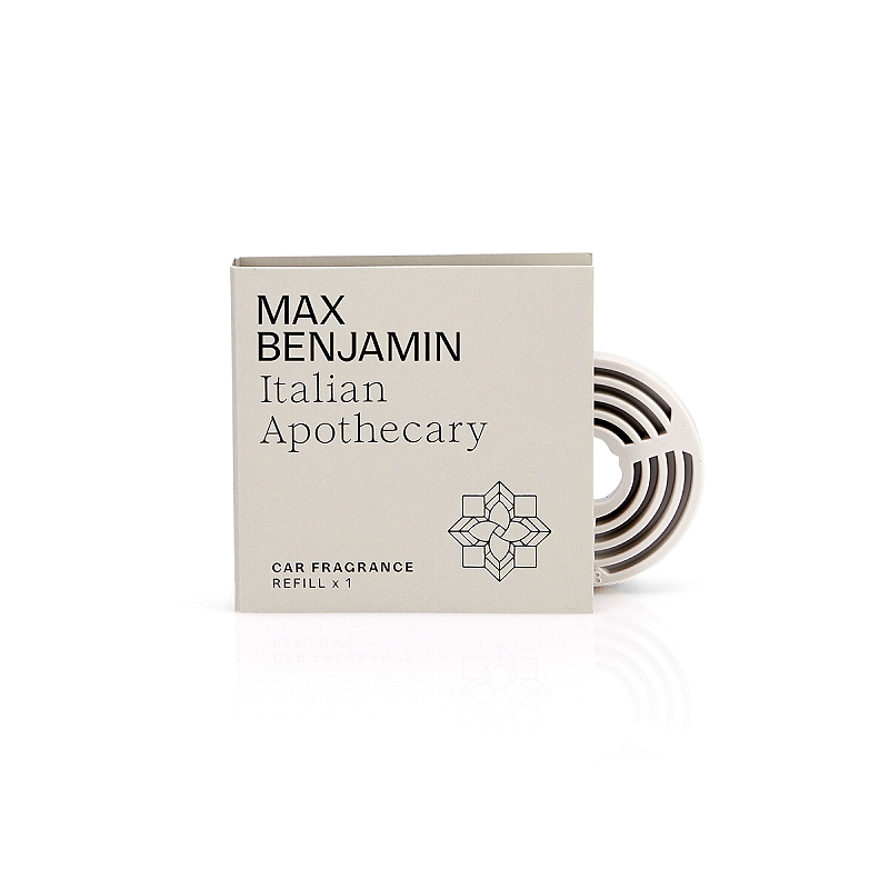 Max Benjamin MAX BENJAMIN - NÁPLŇ DO VŮNĚ DO AUTA - Italian Apothecary