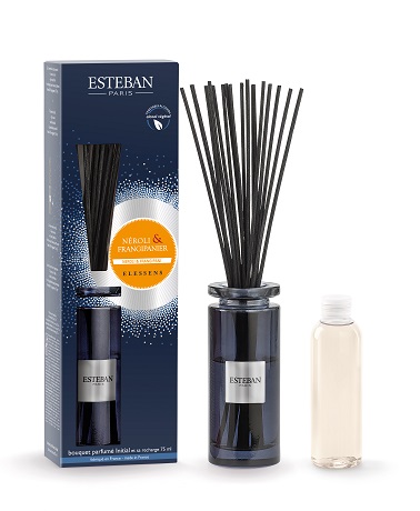 Levně Esteban Paris Parfums ESTEBAN TYČINKOVÝ DIFUZÉR ELESSENS - NEROLI & FRANGIPANI, 75 ML 75 ml