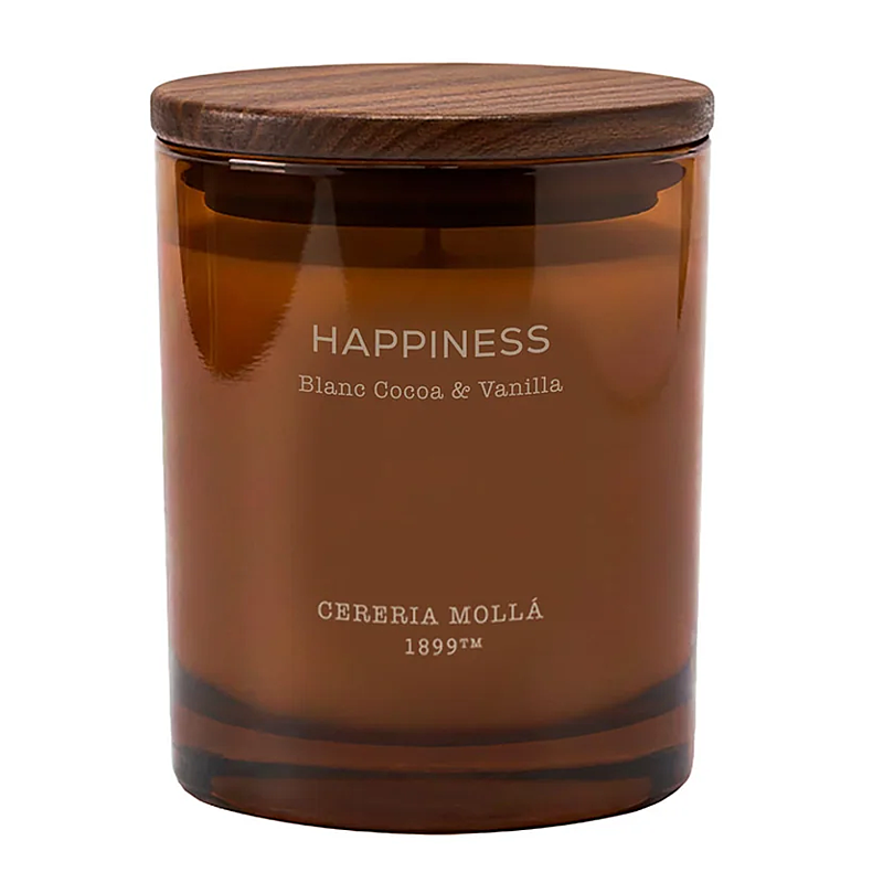 CERERIA MOLLA - Wellbeing - svíčka - HAPPINESS - Blanc Cocoa & Vanilla - 230g