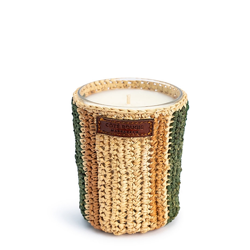 COTE BOUGIE - SVÍČKA S - RAPHIA - Maya - menthe & the