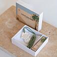 COTE BOUGIE - GIFT SET - keramická destička + sprej 4ml - dattes