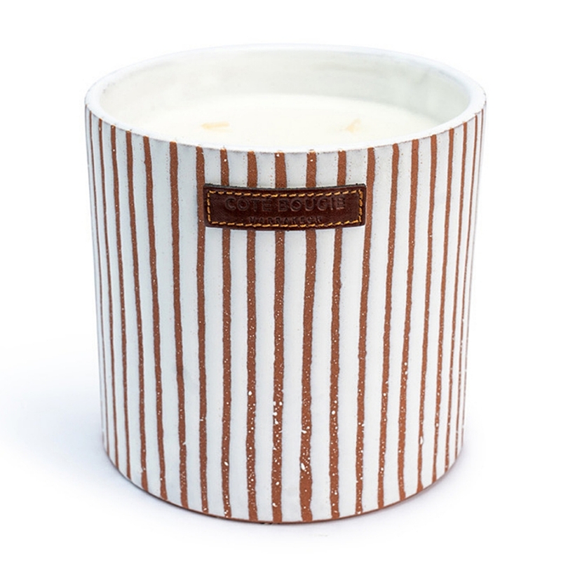 COTE BOUGIE - SVÍČKA L - CERAMIQUE - Zebre Terra - kamoun