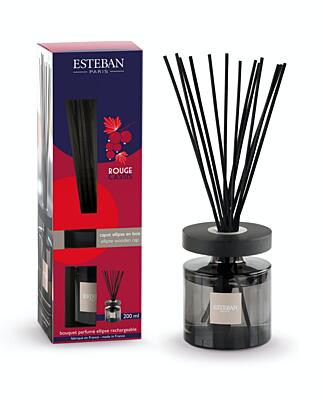 ESTEBAN - DIFUZÉR 200 ML - scented bouquet ellipse - MOKA - rouge cassis