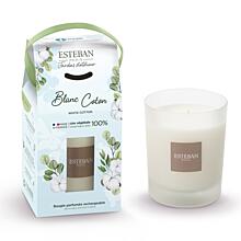 product ESTEBAN - SVÍČKA TAKE AWAY 180 G - NATURE - white cotton 