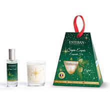 ESTEBAN - DÁREČEK (sprej a svíčka)  - VÁNOČNÍ EDICE - exquisite fir