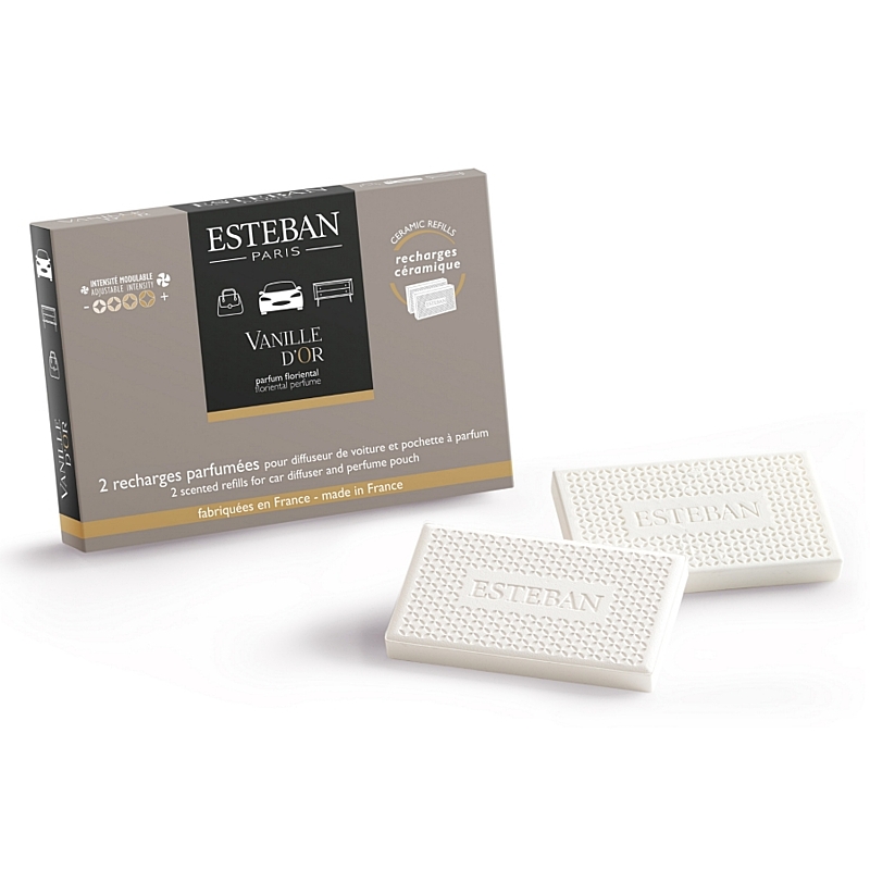 ESTEBAN - NÁPLŇ DO VŮNĚ DO AUTA - MOKA - VANILLE D'OR