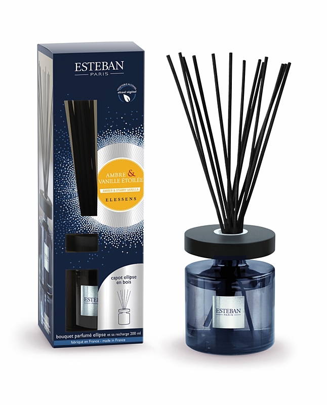 Esteban Paris Parfums ELESSENS – AMBER & STARRY VANILLA TYČINKOVÝ DIFUZÉR 200 ml