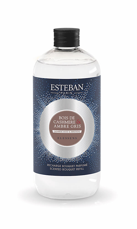 Esteban Paris Parfums ELESSENS – CASHMERE WOOD & AMBERGRIS DIFFUSER-FÜLLUNG 500 ml