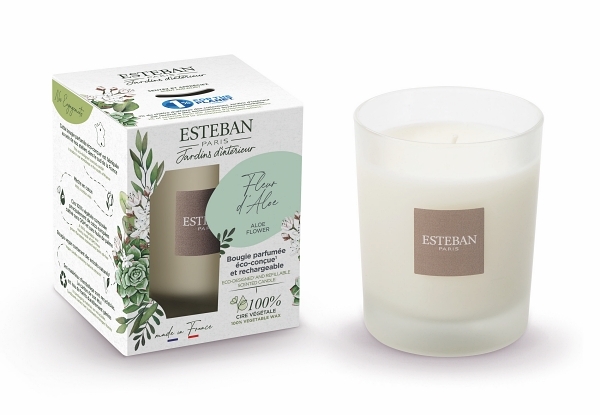 Esteban Paris Parfums NATURE – ALOE FLOWER VONNÁ SVIEČKA  180 g