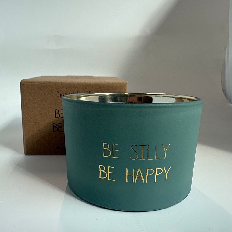 DO - MF - SVÍČKA - BE SILLY BE HAPPY - minty bamboo - zlevněné