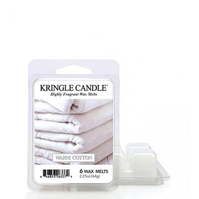 KRINGLE CANDLE, DUFTWACHSE - WARM COTTON, 64 G