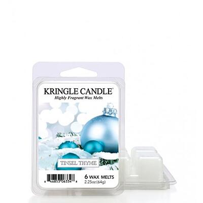 KRINGLE CANDLE, DUFTWACHSE - TINSEL THYME, 64 G