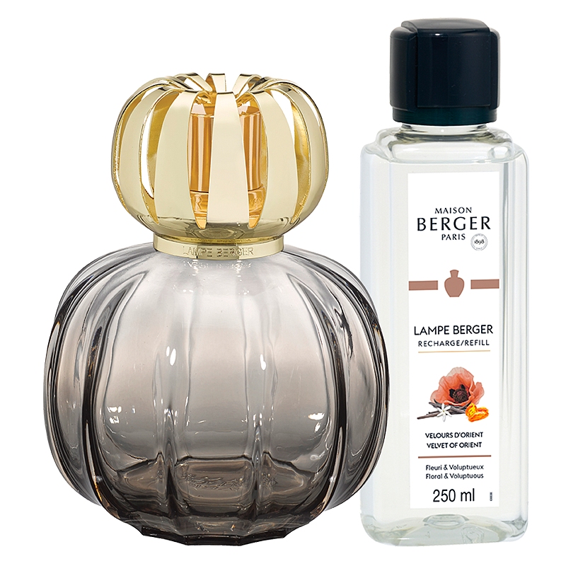 KATALYTICKÁ LAMPA 370 ML - CORALI - MAISON BERGER - šedá + velvet of orient 250 ml