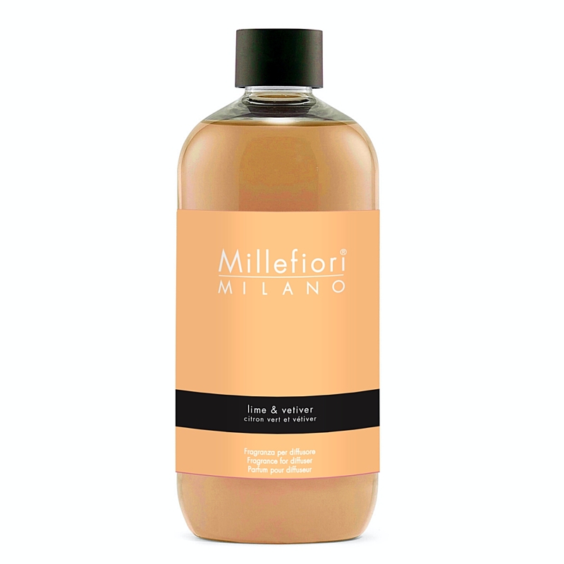 Millefiori Milano NATUR – LIME & VETIVER DIFFUSER-FÜLLUNG 500 ml