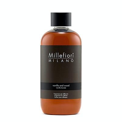Millefiori Milano NATURAL – VANILLA & WOOD NÁPLŇ DO DIFUZÉRU 250 ml