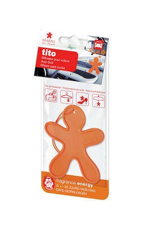 TITO illatosító figura, narancssárga - Energy