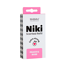product MR&MRS FRAGRANCE NÁHRADNÁ NÁPLŇ VÔŇA DO AUTA NIKI - PEACH & ROSE 