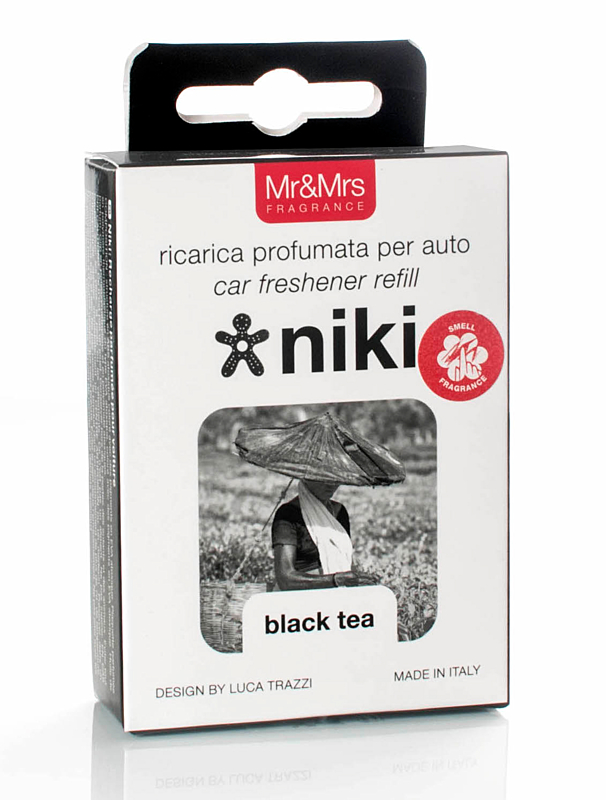 Tartalék utántöltő - autóillatosító NIKI, Fekete tea