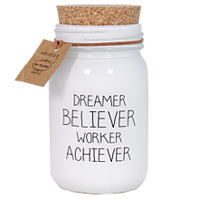 MY FLAME LLATGYERTYA - DREAMER BELIEVER WORKER ACHIEVER - FIG'S DELIGHT