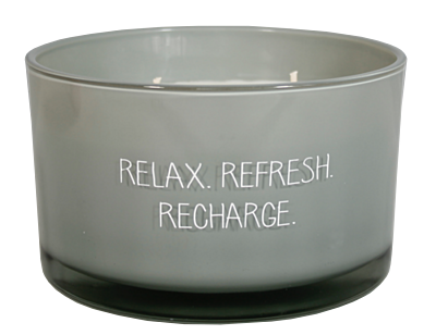 MY FLAME DUFTKERZE - RELAX, REFRESH, RECHARGE - MINTY BAMBOO