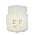 My Flame - SVÍČKA - LET IT SNOW - white - winter glow