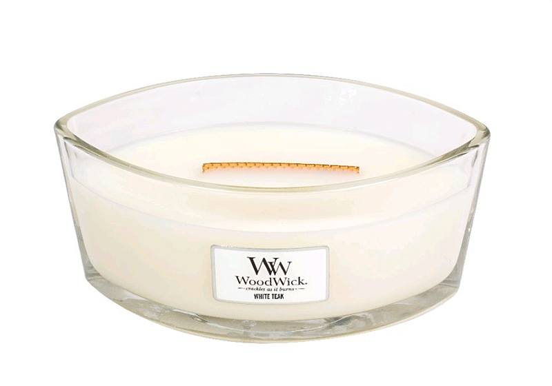 WoodWick WHITE TEAK ILLATGYERTYA  453 g