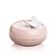 Porcelánový aroma difuzér motýlek, růžový, Chando, Spring blossom