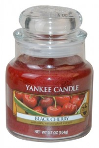 Svíčka ve skle malá, YANKEE CANDLE, Black Cherry