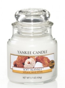 Sviečka v skle malá, YANKEE CANDLE, Soft Blanket