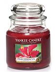 Svíčka ve skle střední, YANKEE CANDLE, Pink Hibiscus