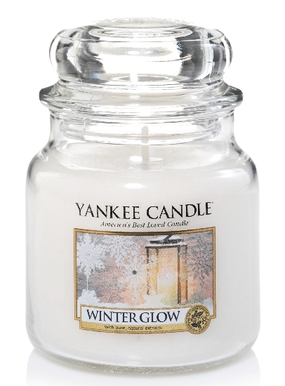 Gyertya üvegben közepes, Yankee Candle, Winter Glow