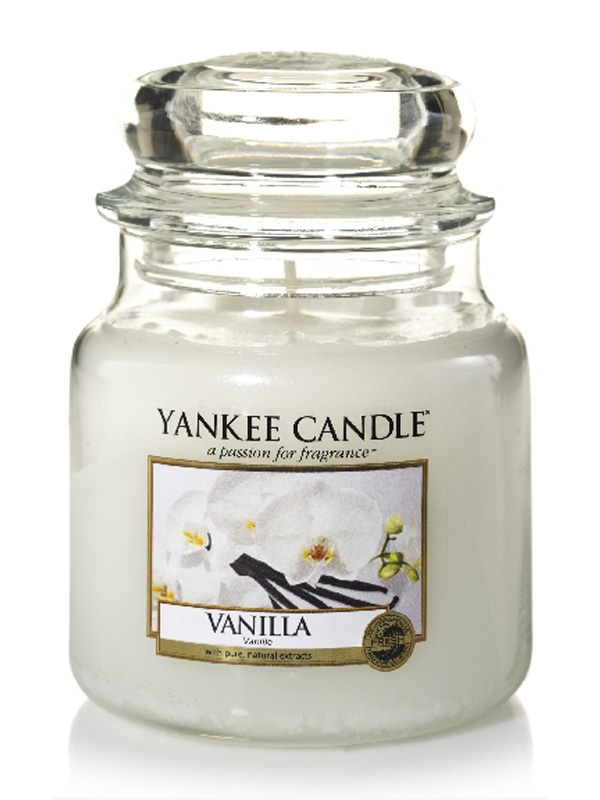 Sviečka v skle strednej, YANKEE CANDLE, Vanilla