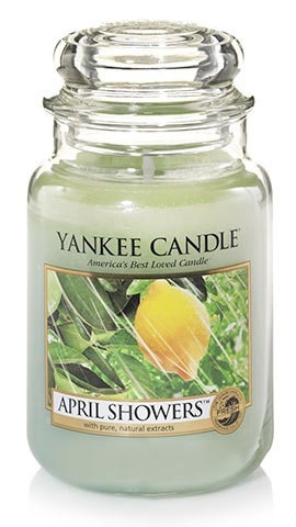 Gyertya üvegben nagy, Yankee Candle - April Showers