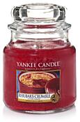 Sviečka v skle stredná, YANKEE CANDLE, Rhubarb Crumble